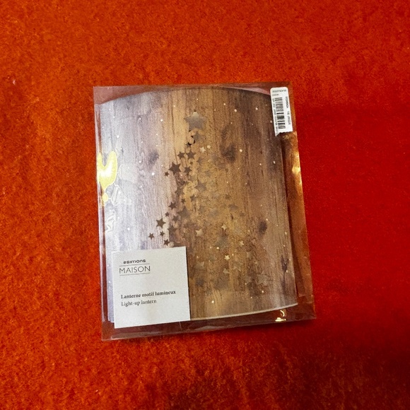 Festive Christmas tree and stars paper lantern NWT - Picture 3 of 10